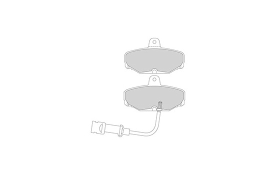 Brake Pad Set, disc brake 36170 ABS, Image 2