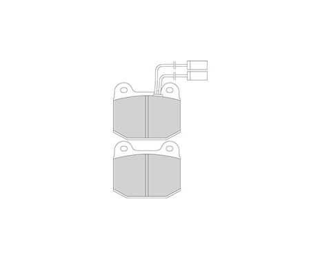 Brake Pad Set, disc brake 36171 ABS, Image 3