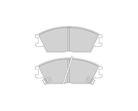 Brake Pad Set, disc brake 36172 ABS, Image 3