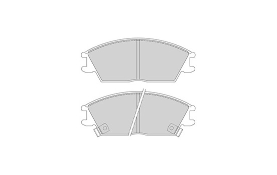 Brake Pad Set, disc brake 36172 ABS, Image 3