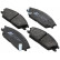 Brake Pad Set, disc brake 36172 ABS