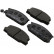 Brake Pad Set, disc brake 36175 ABS