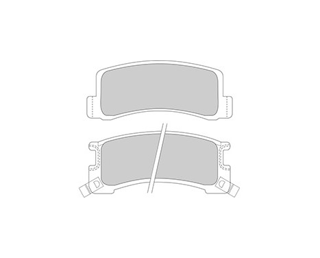 Brake Pad Set, disc brake 36176 ABS, Image 2