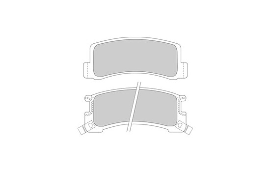 Brake Pad Set, disc brake 36176 ABS, Image 2