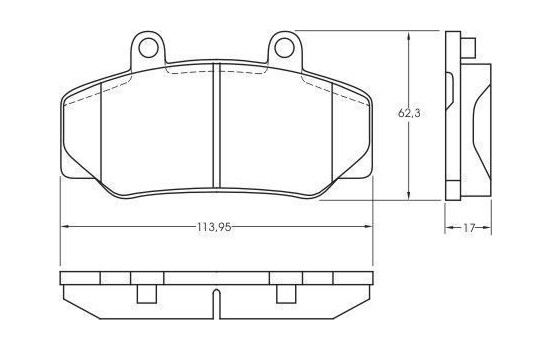 Brake Pad Set, disc brake 36177 ABS, Image 3