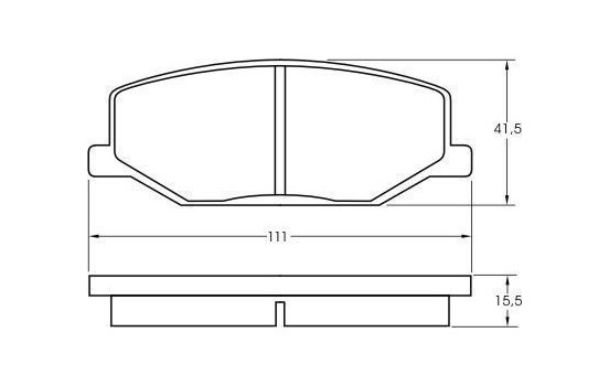 Brake Pad Set, disc brake 36179 ABS, Image 2