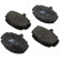 Brake Pad Set, disc brake 36208 ABS