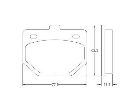 Brake Pad Set, disc brake 36371 ABS, Image 3