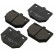 Brake Pad Set, disc brake 36371 ABS