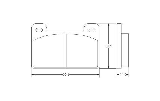 Brake Pad Set, disc brake 36372 ABS, Image 3