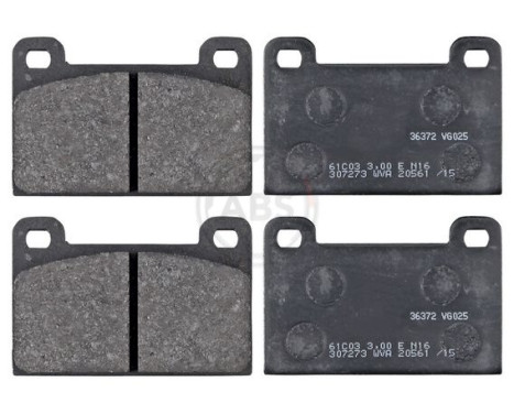 Brake Pad Set, disc brake 36372 ABS, Image 4
