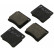 Brake Pad Set, disc brake 36419 ABS