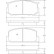 Brake Pad Set, disc brake 36434 ABS