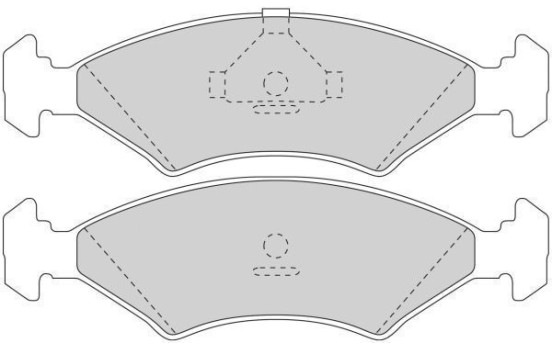Brake Pad Set, disc brake 36446 ABS