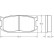 Brake Pad Set, disc brake 36453 ABS, Thumbnail 2