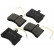 Brake Pad Set, disc brake 36456 ABS