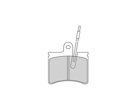 Brake Pad Set, disc brake 36464 ABS, Image 2