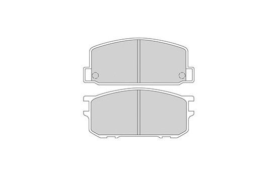 Brake Pad Set, disc brake 36477 ABS, Image 2