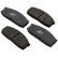 Brake Pad Set, disc brake 36484 ABS