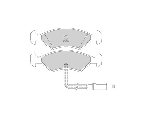 Brake Pad Set, disc brake 36485 ABS, Image 2