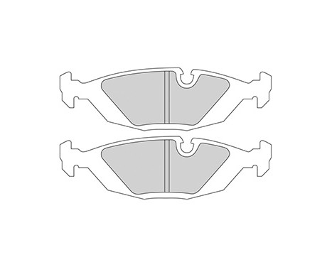 Brake Pad Set, disc brake 36489 ABS, Image 3