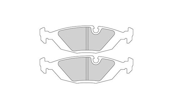 Brake Pad Set, disc brake 36489 ABS, Image 3
