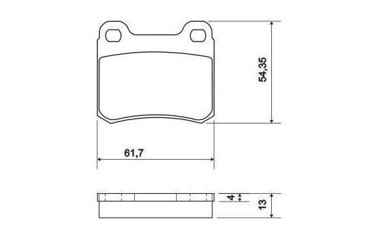 Brake Pad Set, disc brake 36498 ABS, Image 2