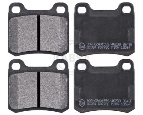 Brake Pad Set, disc brake 36498 ABS, Image 4