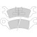 Brake Pad Set, disc brake 36502 ABS, Thumbnail 3