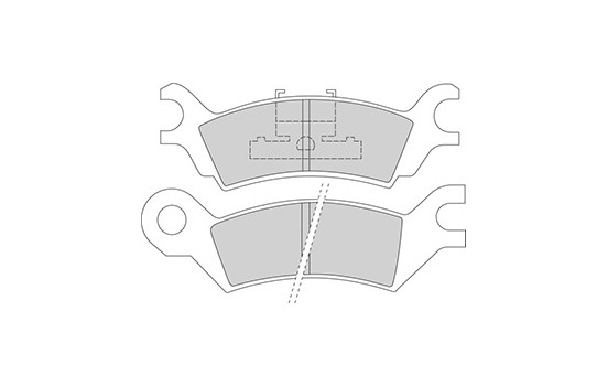 Brake Pad Set, disc brake 36502 ABS, Image 3