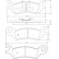 Brake Pad Set, disc brake 36502 ABS, Thumbnail 2
