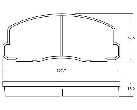 Brake Pad Set, disc brake 36508 ABS, Image 3