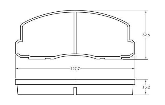 Brake Pad Set, disc brake 36508 ABS, Image 3