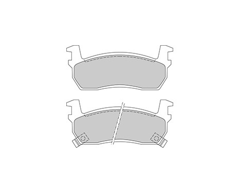 Brake Pad Set, disc brake 36510 ABS, Image 3