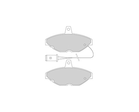 Brake Pad Set, disc brake 36513 ABS, Image 3