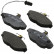 Brake Pad Set, disc brake 36513 ABS