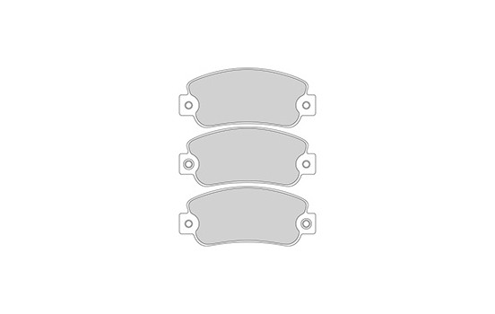 Brake Pad Set, disc brake 36518 ABS, Image 3