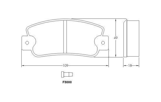 Brake Pad Set, disc brake 36518 ABS, Image 2