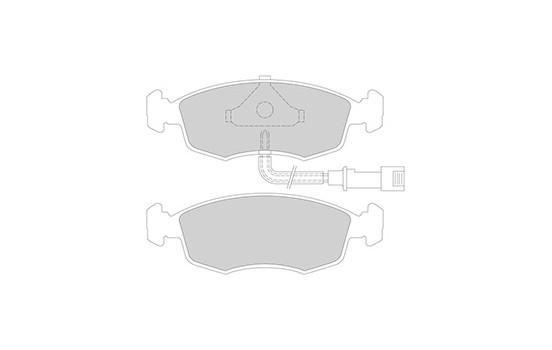 Brake Pad Set, disc brake 36519 ABS, Image 3