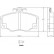 Brake Pad Set, disc brake 36521 ABS, Thumbnail 2