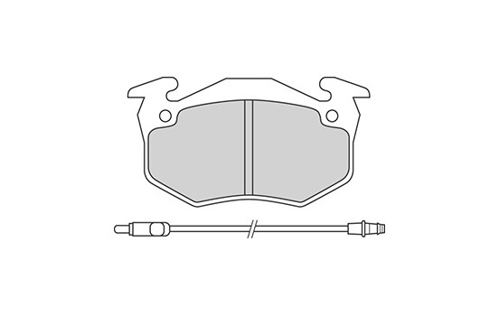Brake Pad Set, disc brake 36525 ABS, Image 2