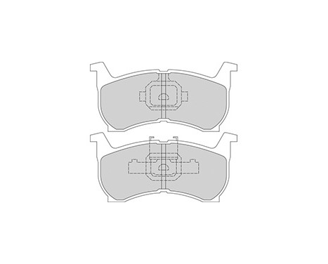 Brake Pad Set, disc brake 36531 ABS, Image 3