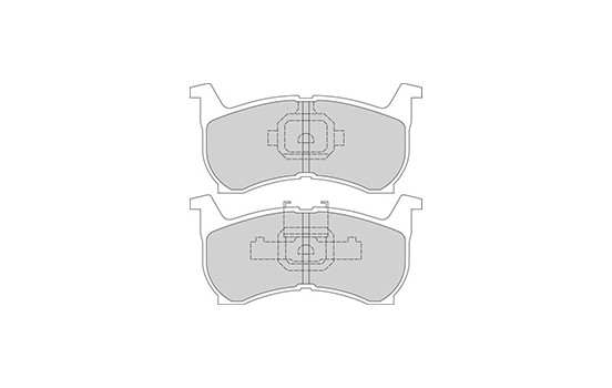 Brake Pad Set, disc brake 36531 ABS, Image 3