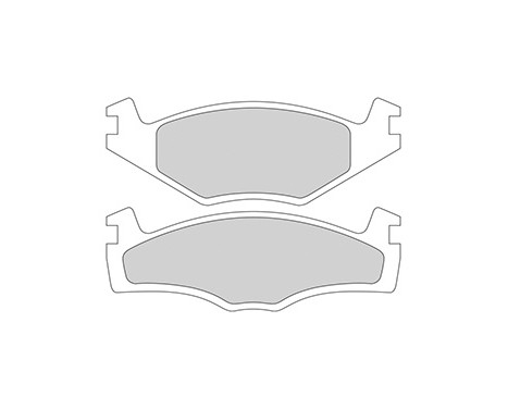 Brake Pad Set, disc brake 36536 ABS, Image 3
