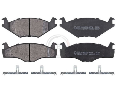 Brake Pad Set, disc brake 36536 ABS, Image 4