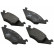 Brake Pad Set, disc brake 36539 ABS