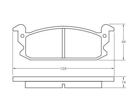 Brake Pad Set, disc brake 36545 ABS, Image 3