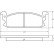 Brake Pad Set, disc brake 36545 ABS, Thumbnail 3