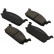 Brake Pad Set, disc brake 36545 ABS