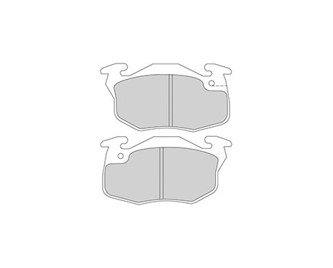 Brake Pad Set, disc brake 36565 ABS, Image 3